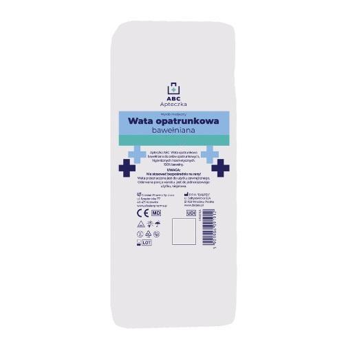 Miniaturka artykułu - Apteczka ABC Wata opatrunkowa bawełniana, 50 g