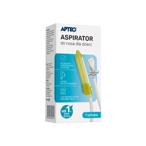 Miniaturka artykułu - Apteo Aspirator do nosa dla dzieci, 1 szt.
