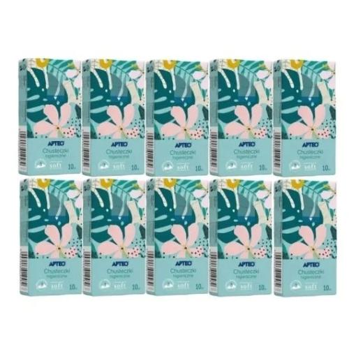 Miniaturka artykułu - APTEO CARE Chusteczki higieniczne Soft, 10x 10 sztuk