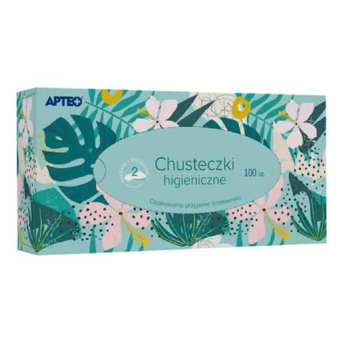 Miniaturka artykułu - APTEO CARE chusteczki higieniczne, 100szt.