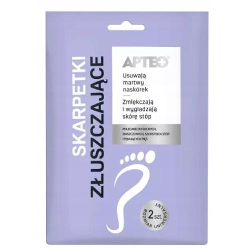 Miniaturka artykułu - APTEO CARE Skarpetki złuszczające, 1 para