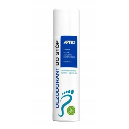 Miniaturka artykułu - APTEO Dezodorant do st&oacute;p, 150ml KR&Oacute;TKA DATA 19.07.2026