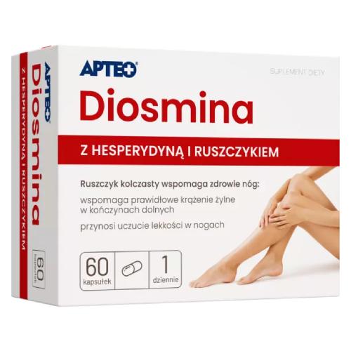 Miniaturka artykułu - APTEO Diosmina z hesperydyną, 60 kaps.