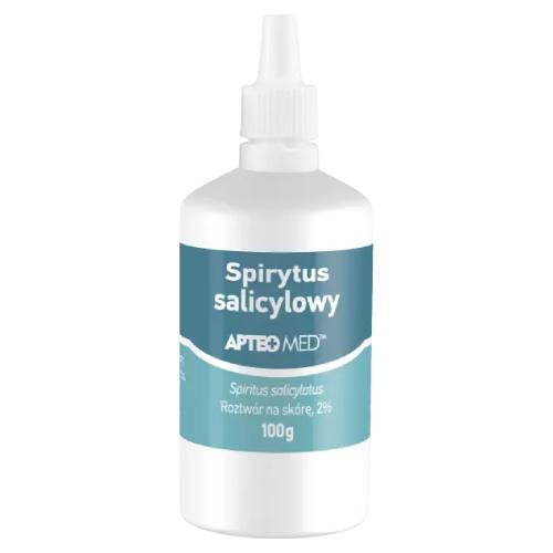 Miniaturka artykułu - APTEO MED Spirytus salicylowy, 100g