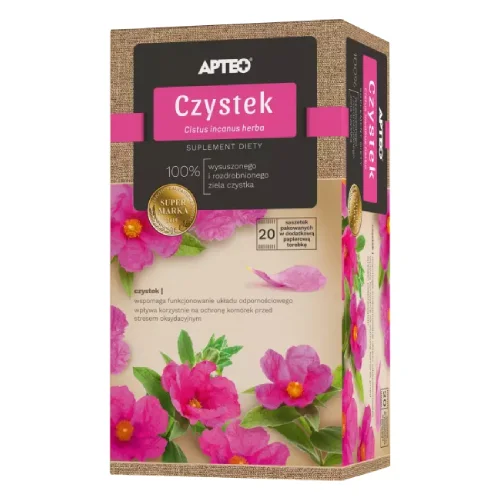 Miniaturka artykułu - APTEO NATURA Czystek Fix, 20 saszetek