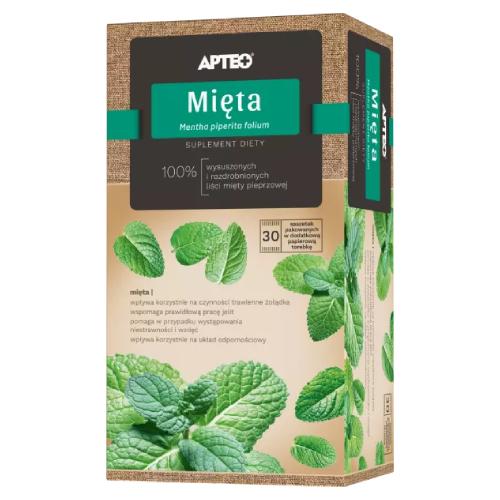 Miniaturka artykułu - APTEO NATURA Mięta, 30 saszetek