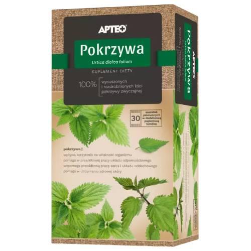 Miniaturka artykułu - APTEO NATURA Pokrzywa, 30 saszetek
