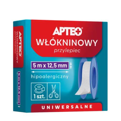 Miniaturka artykułu - APTEO Przylepiec Wł&oacute;kninowy 5mx1,25cm, 1 sztuka USZKODZONE TEKTUROWE OPAKOWANIE