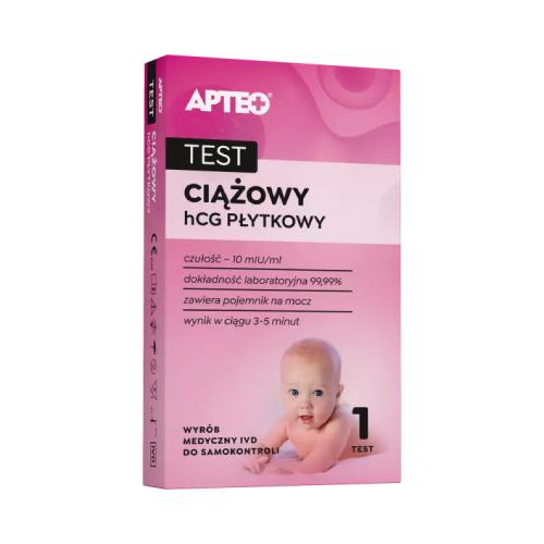 Miniaturka artykułu - APTEO Test ciążowy HCG płytkowy