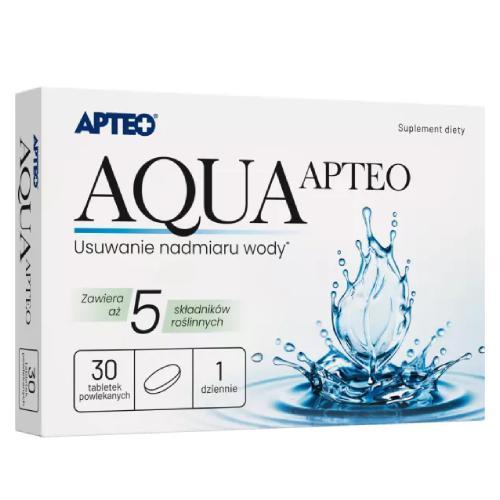 Miniaturka artykułu - AQUA APTEO, 30 tabletek  KT&Oacute;RKA DATA 31.08.2024