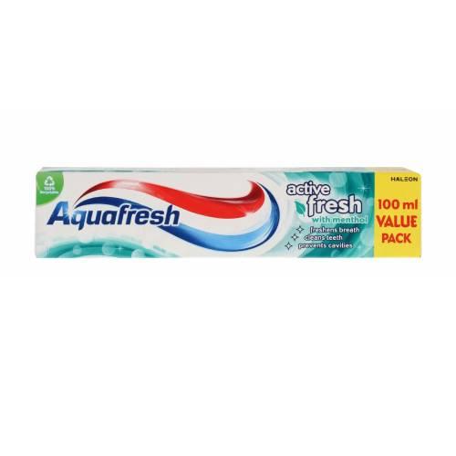 Miniaturka artykułu - Aquafresh Active Fresh Odświeżająca pasta do zęb&oacute;w, 100ml