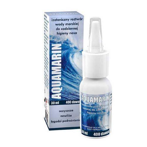Miniaturka artykułu - Aquamarin  s&oacute;l morska oczyszczająca drogi oddechowe już od 6 miesiąca życia - 30ml