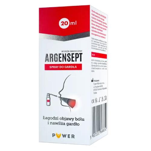 Miniaturka artykułu - Argensept spray do gardła - 20 ml