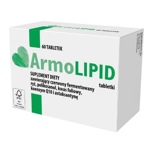Miniaturka artykułu - ArmoLipid, 60 tabl. - Wspomaga obniżanie poziomu cholesterolu LDL 