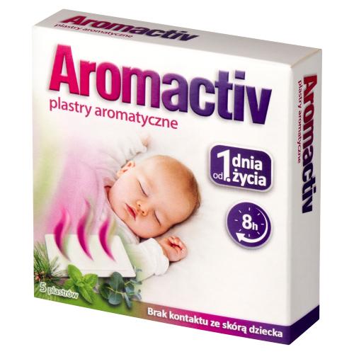 Miniaturka artykułu - AROMACTIV +, plastry aromatyczne od 1 dnia życia - 5 plastr&oacute;w 