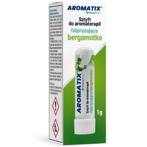 Miniaturka artykułu - Aromatix  Sztyft do aromaterapii Odprężająca bergamotka, 1 szt.