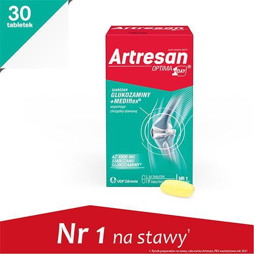 Miniaturka artykułu - Artresan Optima 1 a day, 30 kapsułek KRÓTKA DATA 30.09.2025