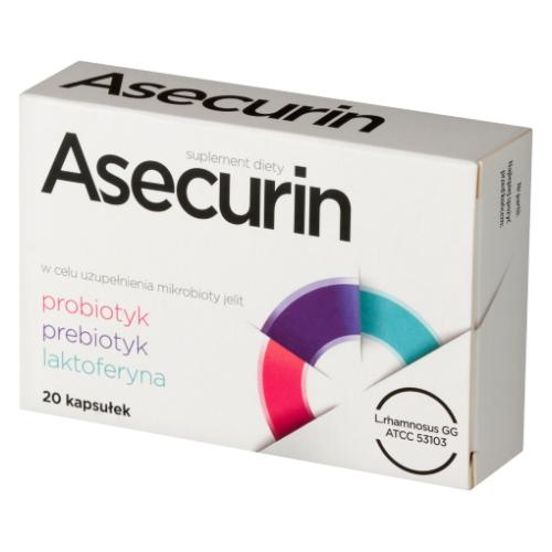 Miniaturka artykułu - Asecurin, 20 kaps.