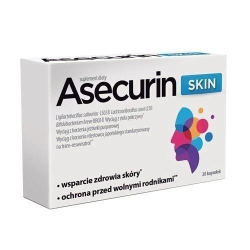 Miniaturka artykułu - Asecurin Skin, 20kaps.