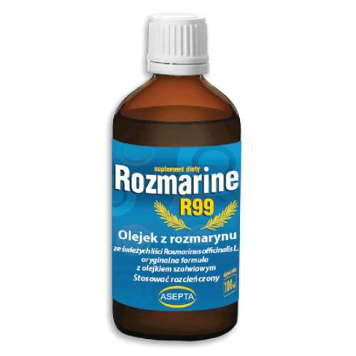 Miniaturka artykułu - ASEPTA Rozmarine R99 Olejek z rozmarynu, 100ml