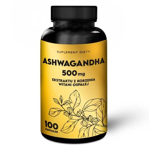 Miniaturka artykułu - Ashwagandha 500 mg, 100 kaps.