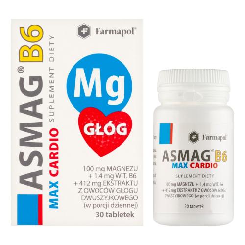 Miniaturka artykułu - Asmag B6 Max Cardio, 30 tabl.