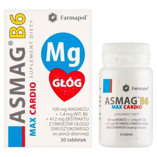 Miniaturka artykułu - Asmag B6 Max Cardio, 30 tabl.