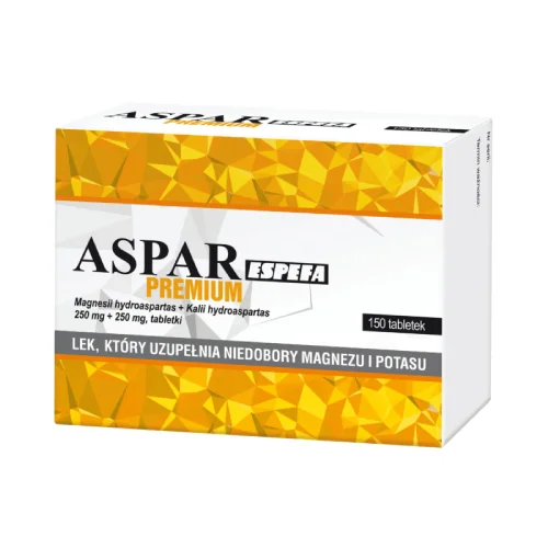 Miniaturka artykułu - Aspar Espefa Premium 250 mg + 250 mg, 150 tabletek