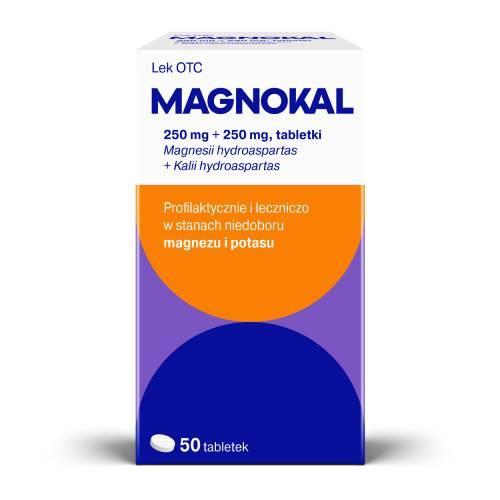 Miniaturka artykułu - Asparaginian MagnoKal, 50 tabletek USZKODZONE OPAKOWANIE TEKTUROWE