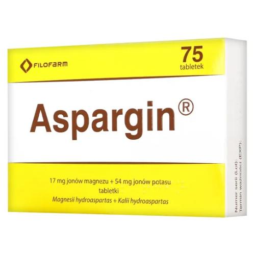 Miniaturka artykułu - Aspargin, 75 tabletek
