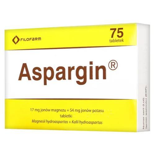 Miniaturka artykułu - Aspargin, 75 tabletek BRAK OPAKOWANIA