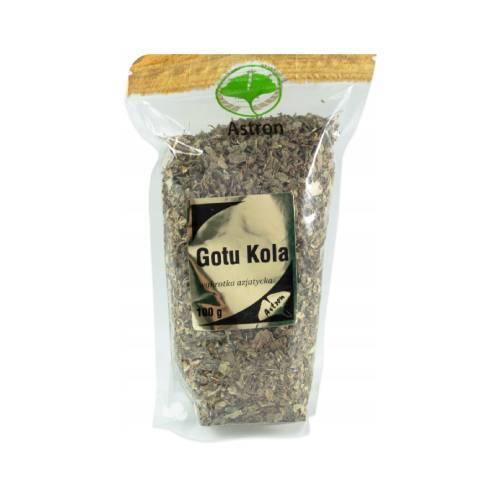 Miniaturka artykułu - ASTRON Gotu Kola Wąkrotka azjatycka, 100g KR&Oacute;TKA DATA 30.09.2026