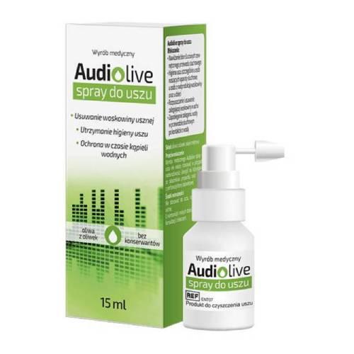 Miniaturka artykułu - Audiolive Spray do uszu, 15 ml