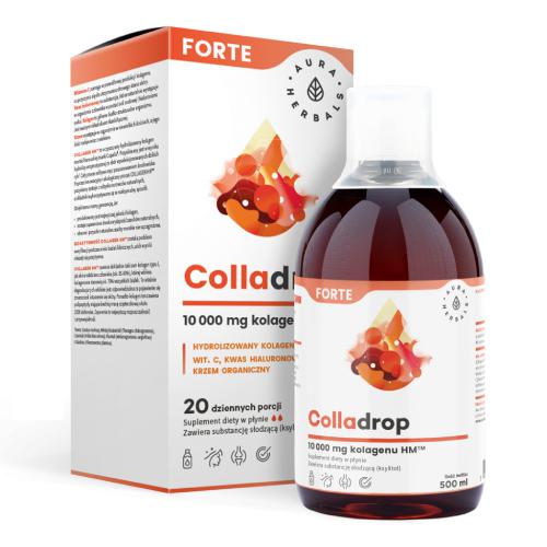 Miniaturka artykułu - AURA HERBALS Colladrop Forte 10000mg, 500ml