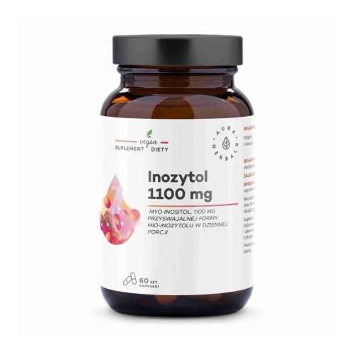 Miniaturka artykułu - AURA HERBALS Inozytol 1100mg, 60 kapsułek