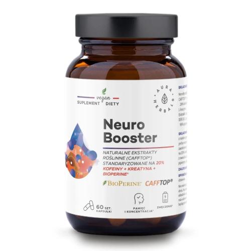 Miniaturka artykułu - AURA HERBALS Neuro Booster, 60kaps.