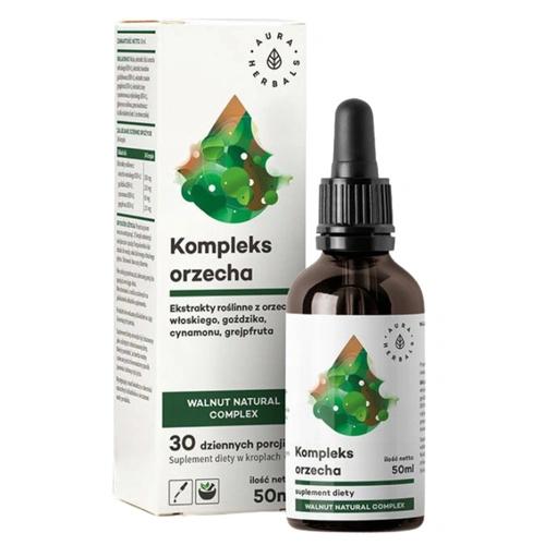 Miniaturka artykułu - AURA HERBALS Orzech kompleks, 50 ml
