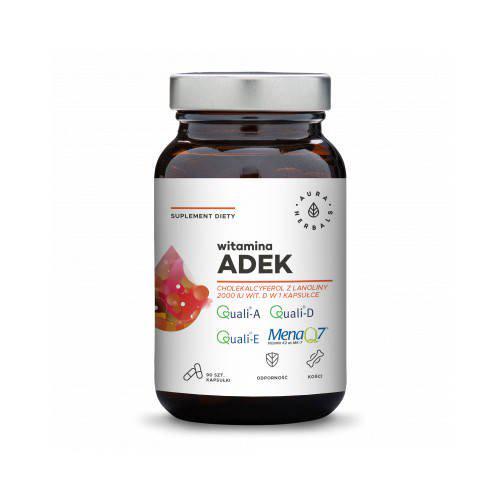 Miniaturka artykułu - AURA HERBALS Witamina ADEK, 90 kaps.