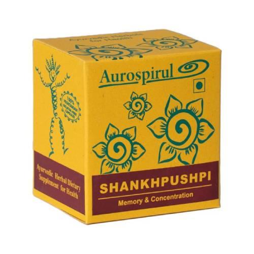 Miniaturka artykułu - Aurospirul Shankhpushpi, 100 kaps.