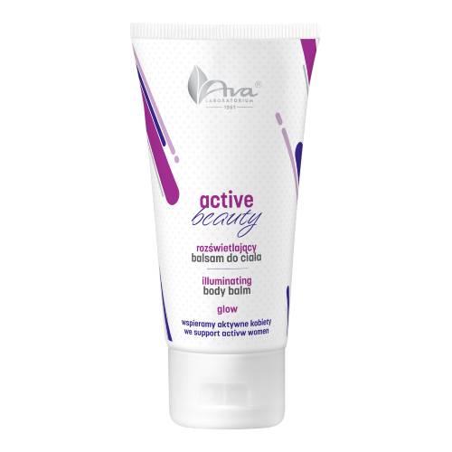 Miniaturka artykułu - AVA Active Beauty Rozświetlający balsam do ciała ze złotymi drobinkami, 150ml