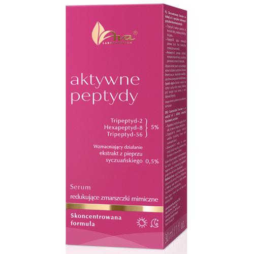 Miniaturka artykułu - AVA AKTYWNE PEPTYDY Serum redukujące zmarszczki mimiczne, 30ml