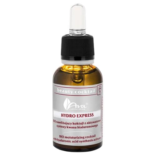 Miniaturka artykułu - AVA Beauty Cocktail Hydro Express Bio nawilżający koktajl z aktywatorem syntezy kwasu hialuronowego, 30 ml