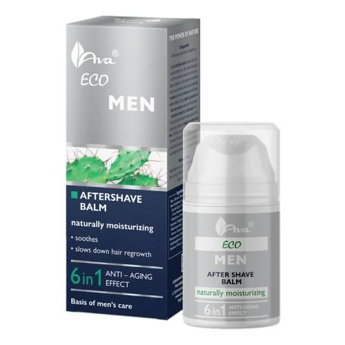 Miniaturka artykułu - AVA Eco Men Balsam po goleniu naturalnie nawilżający, 50ml