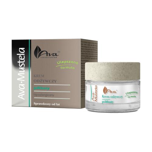 Miniaturka artykułu - Ava Mustela Odżywczy krem do cery suchej, wrażliwej i alergicznej p&oacute;łtłusty, 50 ml