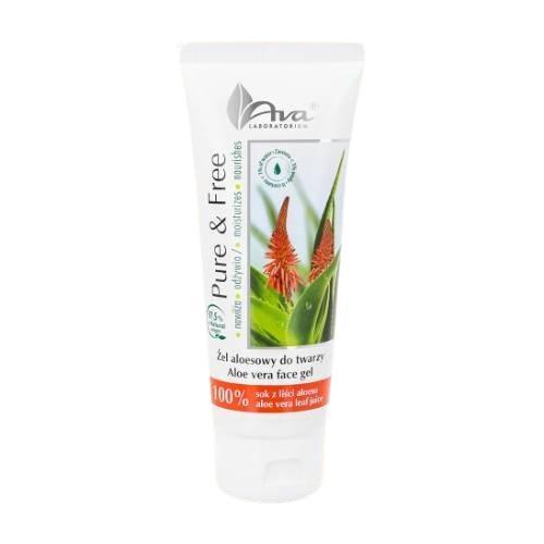 Miniaturka artykułu - AVA Pure&Free Żel aloesowy do twarzy, 100ml  KRÓTKA DATA 31.07.2025