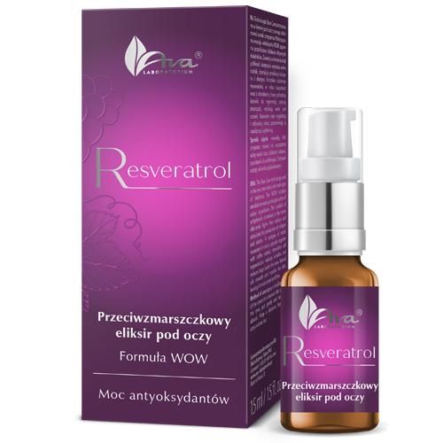 Miniaturka artykułu - AVA RESVERATROL Przeciwzmarszczkowy eliksir pod oczy, 30ml