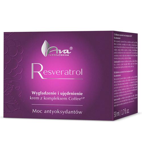 Miniaturka artykułu - AVA RESVERATROL Wygładzenie i ujędrnienie Krem z kompleksem Coffee Up, 50ml