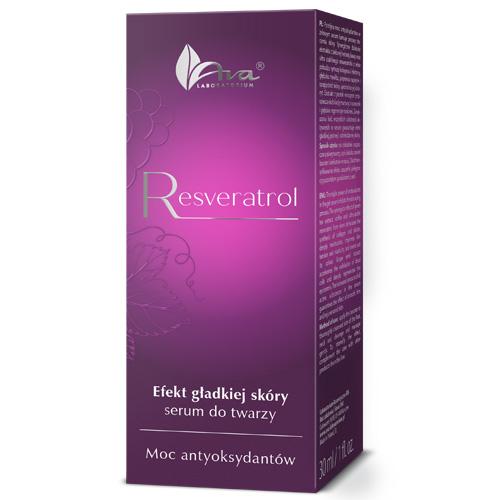 Miniaturka artykułu - AVA RESVERATROL Efekt gładkiej skóry Serum do twarzy, 30ml