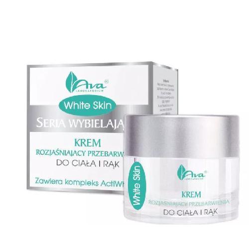 Miniaturka artykułu - AVA WHITE SKIN Krem rozjaśniający przebarwienia do ciała i rąk, 50ml