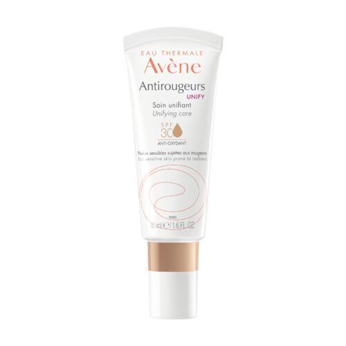 AVENE ANTIROUGEURS UNIFY Pielęgnujący krem wyr&oacute;wnujący koloryt SPF30, 40ml